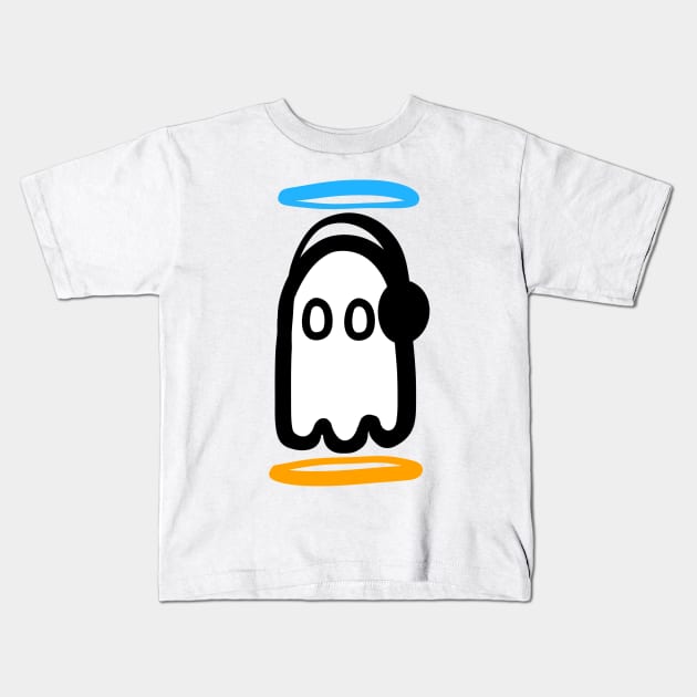 Napstablook Portal Kids T-Shirt by Deluxion